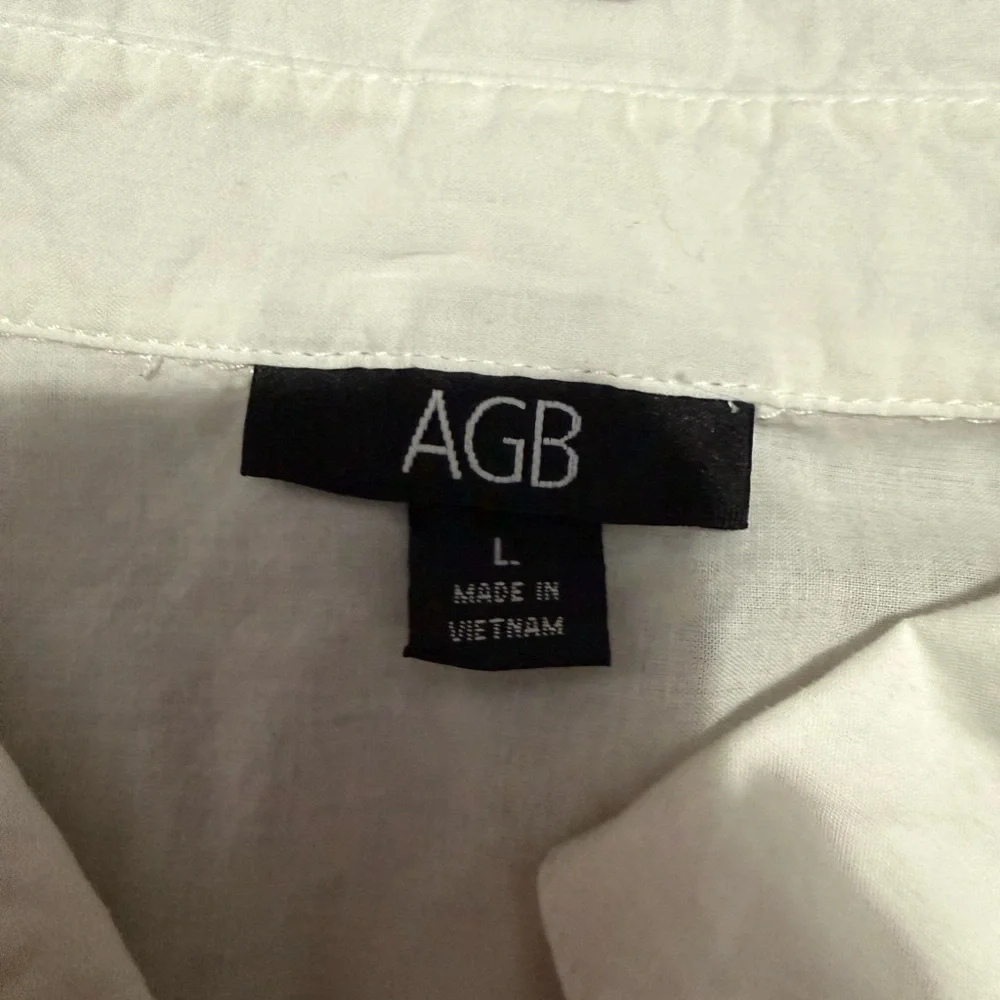 AGB Off-White Collared Blouse - Picture 3 of 6